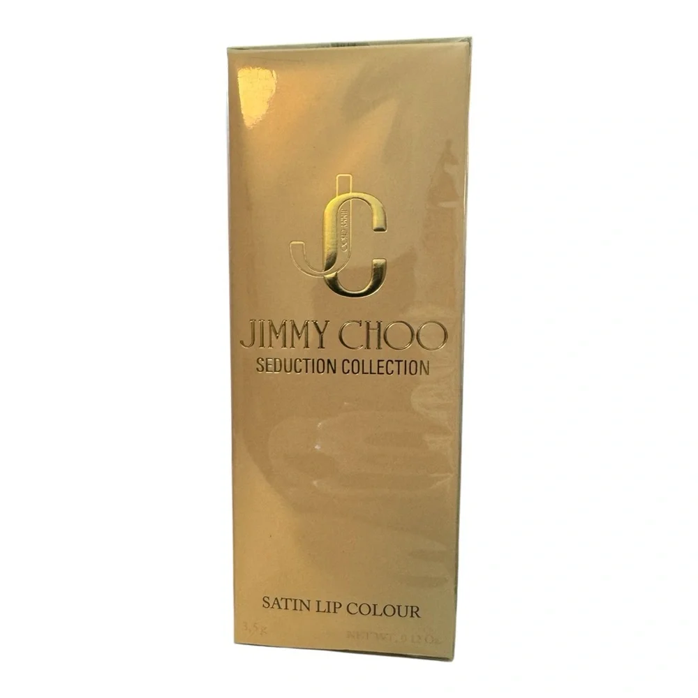 Jimmy Choo Coral Kiss Satin Lipstick NIB Sealed!